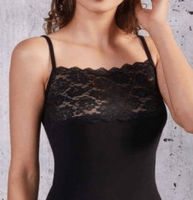 TOP 1703 DONNA S/S PIZZO SPERONI
