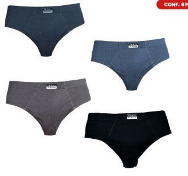 SLIP 2810 UOMO TG.3/8 PRIMAL 6 pezzi